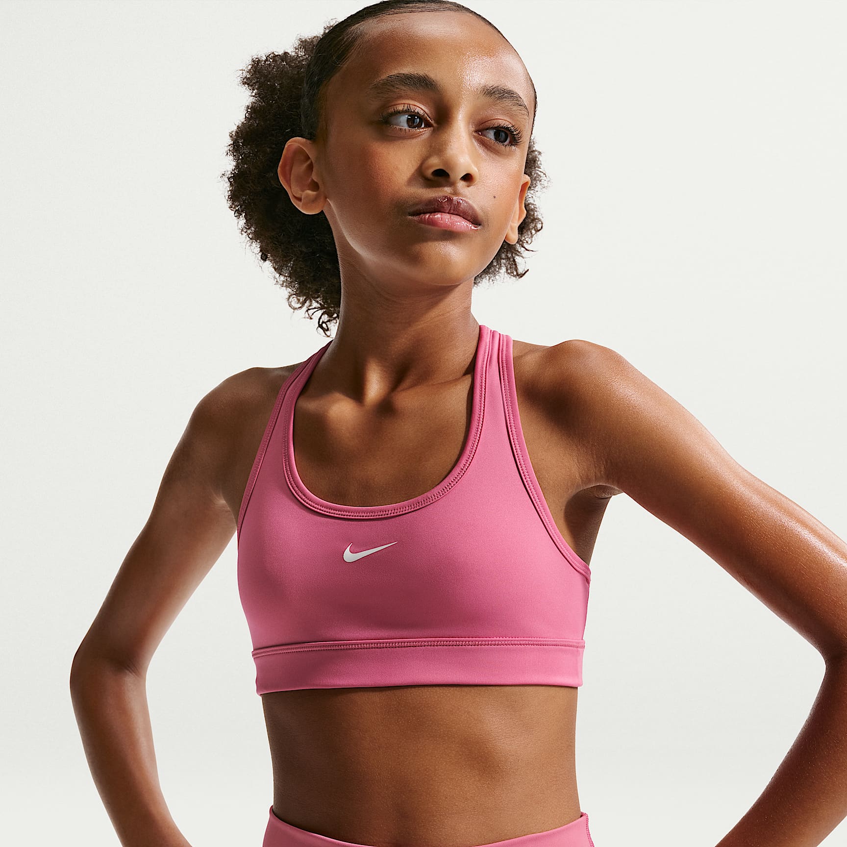 Nike Swoosh Girls' Sports Bra. Nike LU